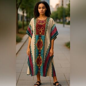Sant’e Beautiful Printed Kimono swim cover – One Size ✨